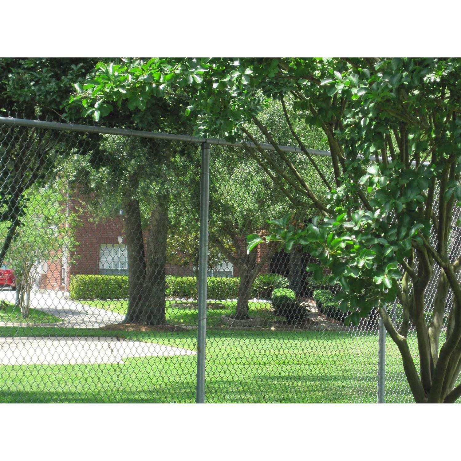 Unbranded H x Silver Galvanized Steel Line Fence Post - Cheap Fitting