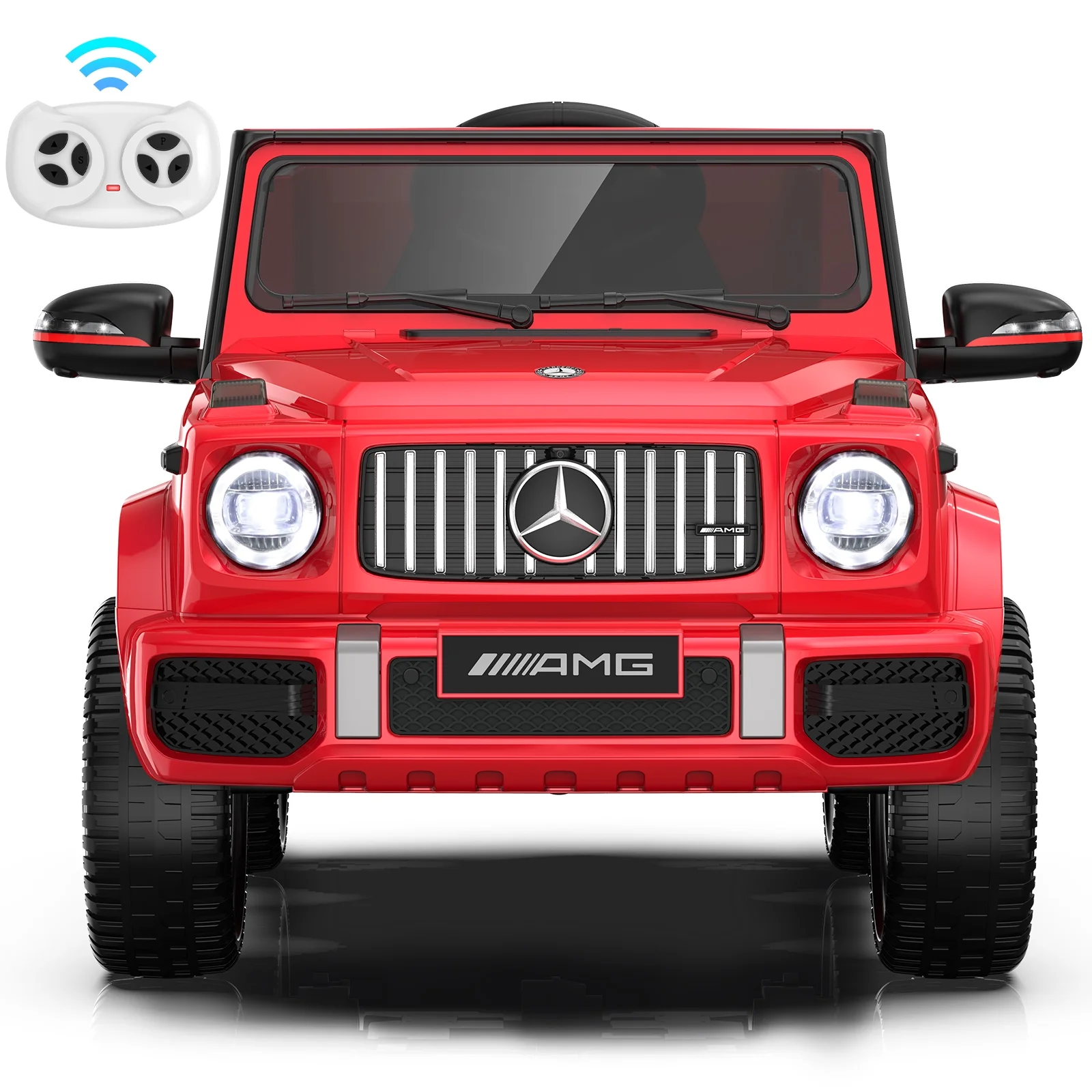 TOKTOO 24V 4WD Licensed Mercedes-Benz G63 Powered Ride on Car w/ Remote Control, 1 Seater Kid Car-Black - Cheap Fitting
