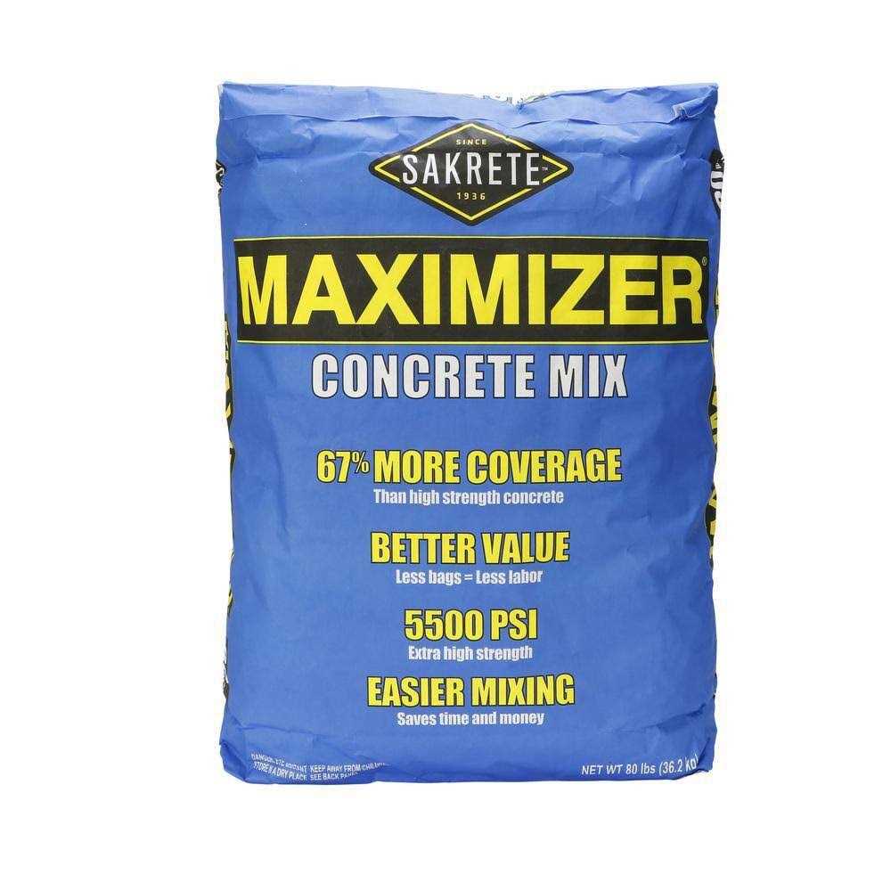 Sakrete Maximizer 80-lb Concrete Mix 65200007 - Cheap Fitting
