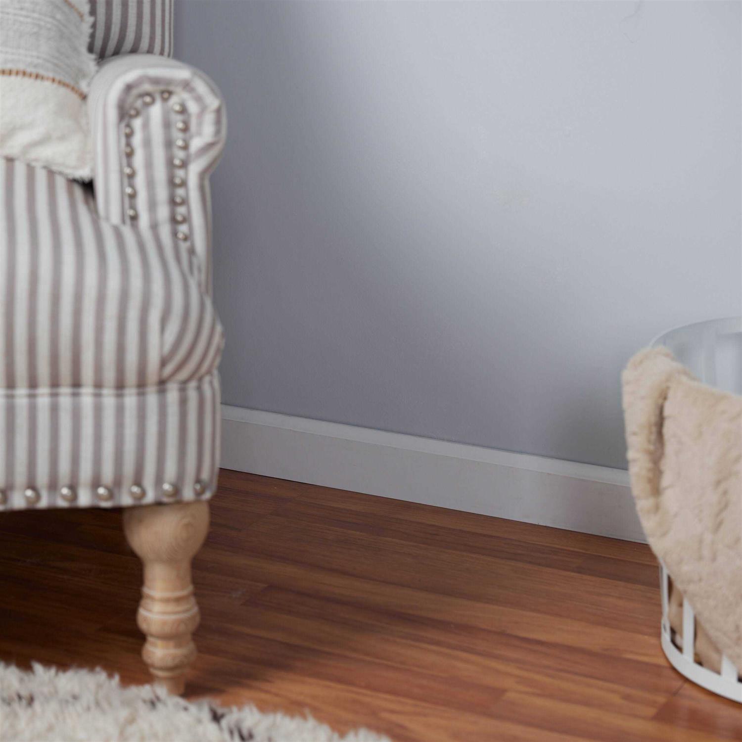 RELIABILT 1/2-in x 3-1/4-in x 12-ft Colonial Primed MDF Baseboard Moulding 62312FBDPM - Cheap Fitting