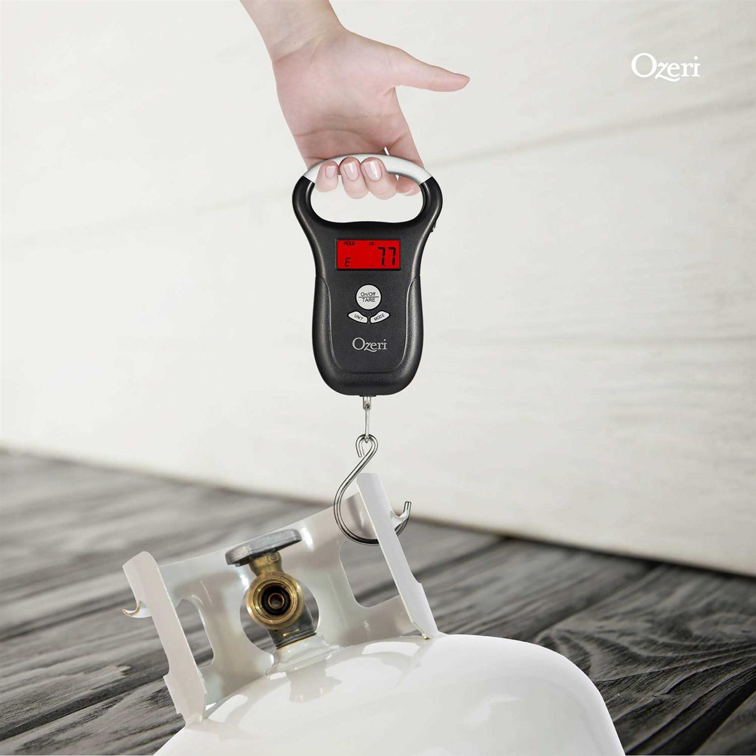 Ozeri LS2 Multifunction Propane Tank Scale and BBQ Gas Gauge, with Luggage and Fish Scale - Cheap Fitting