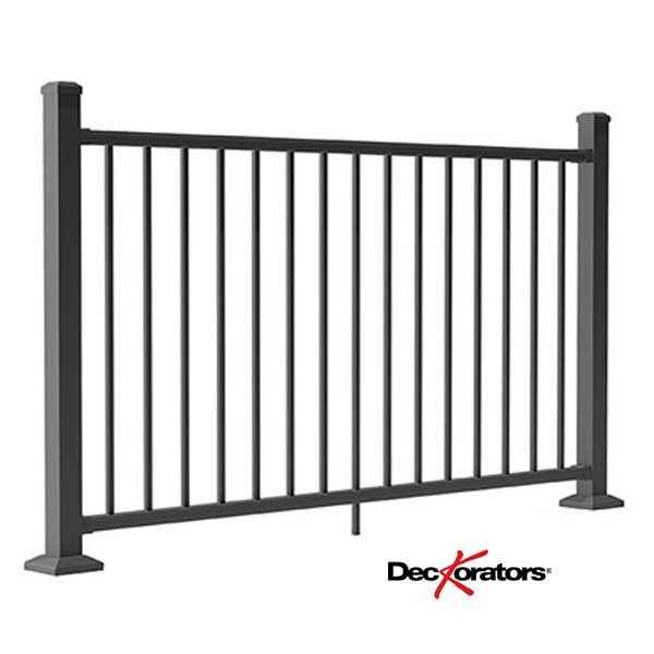 Deckorators Textured Black Aluminum Rapid Rail Kit - Cheap Fitting