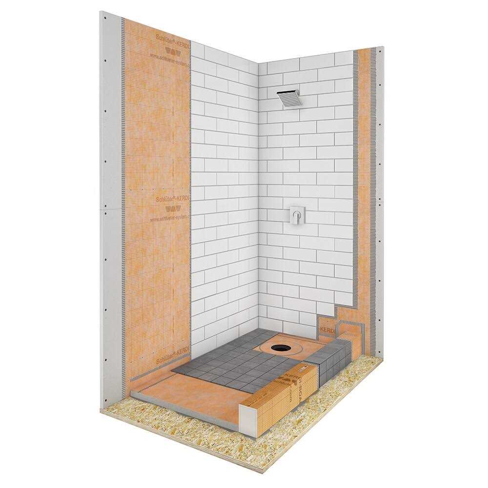Schluter Kerdi Shower TS Tray 38 x 60 Off Center Drain - Cheap Fitting