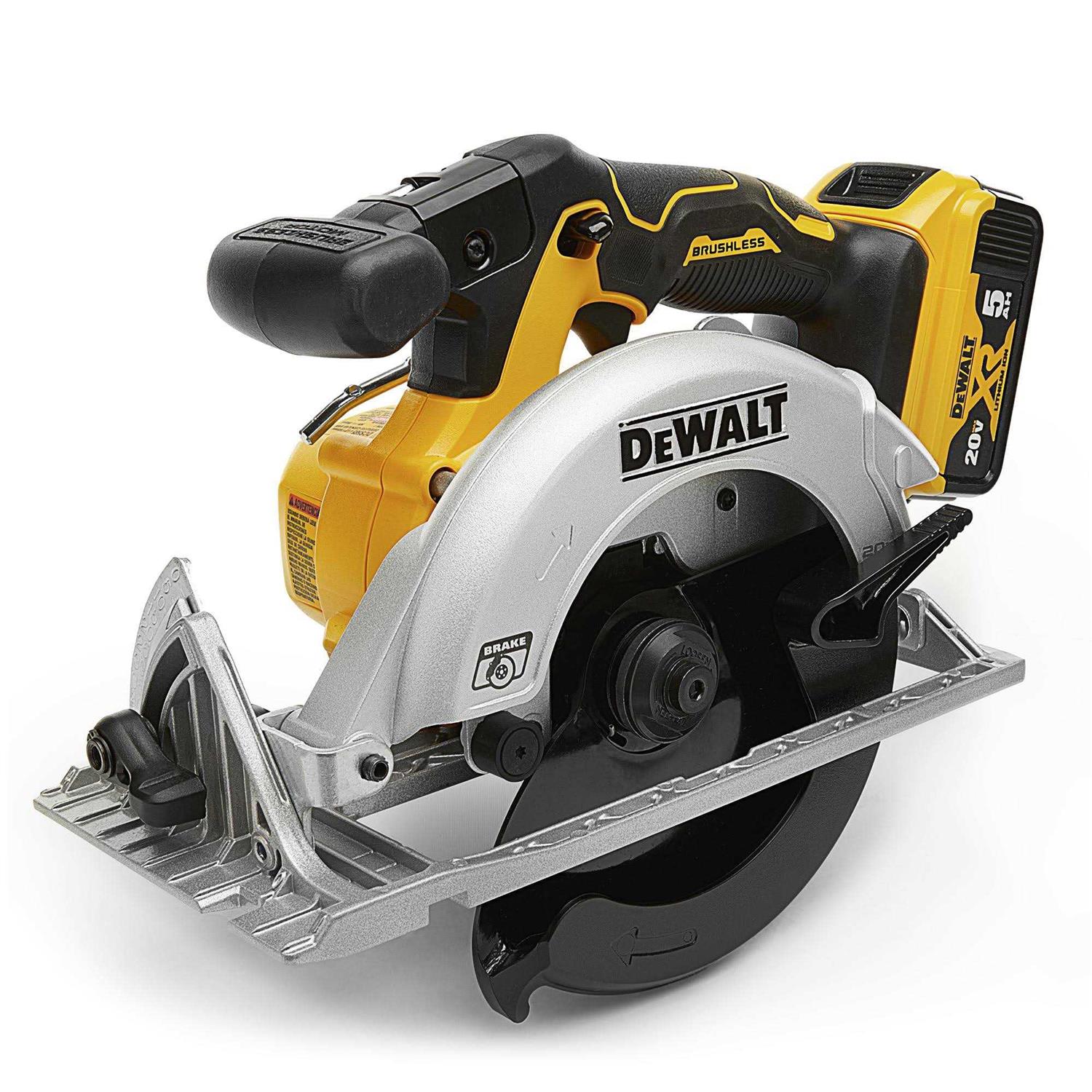 Dewalt DCS565P1 20V Max 6-1/2-in. Brushless Cordless Circular Saw Kit - Cheap Fitting