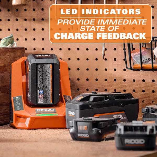 RIDGID 18V Rapid Charger - Cheap Fitting