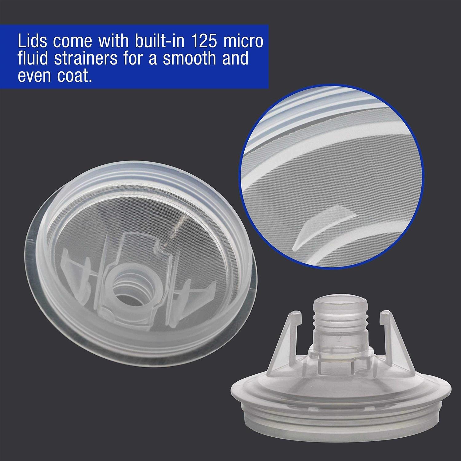 Master Paint System MPS Disposable Paint Spray Gun Cup Liners and Lid System - Cheap Fitting