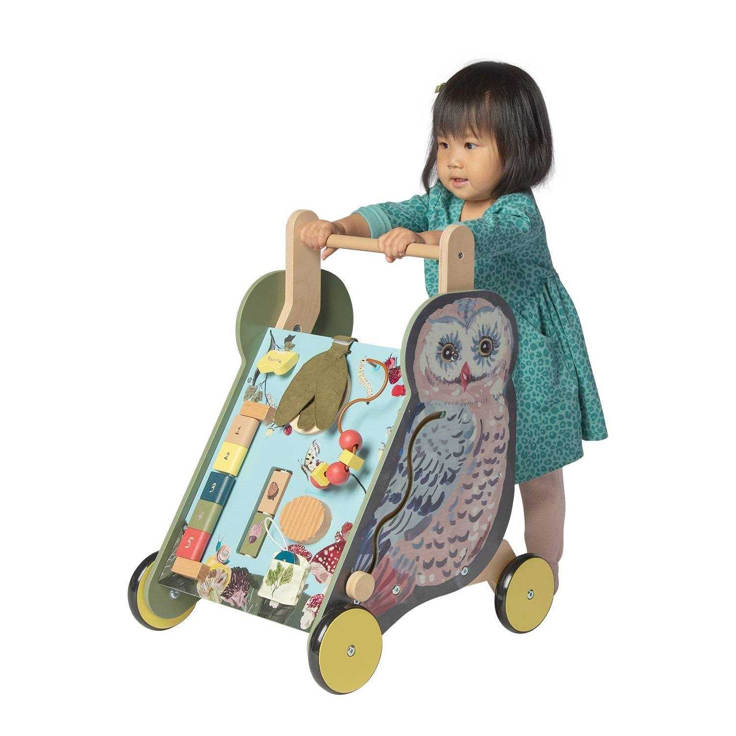 Manhattan Toy Wildwoods Owl Push-Cart - Cheap Fitting