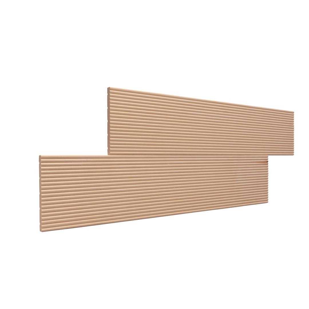 Ornamental Mouldings 1545 5 in. D W. x .438in. D. x 96in. L. Unfinished Ambrosia Maple Wood Panel Moulding 1-Pack - Cheap Fitting