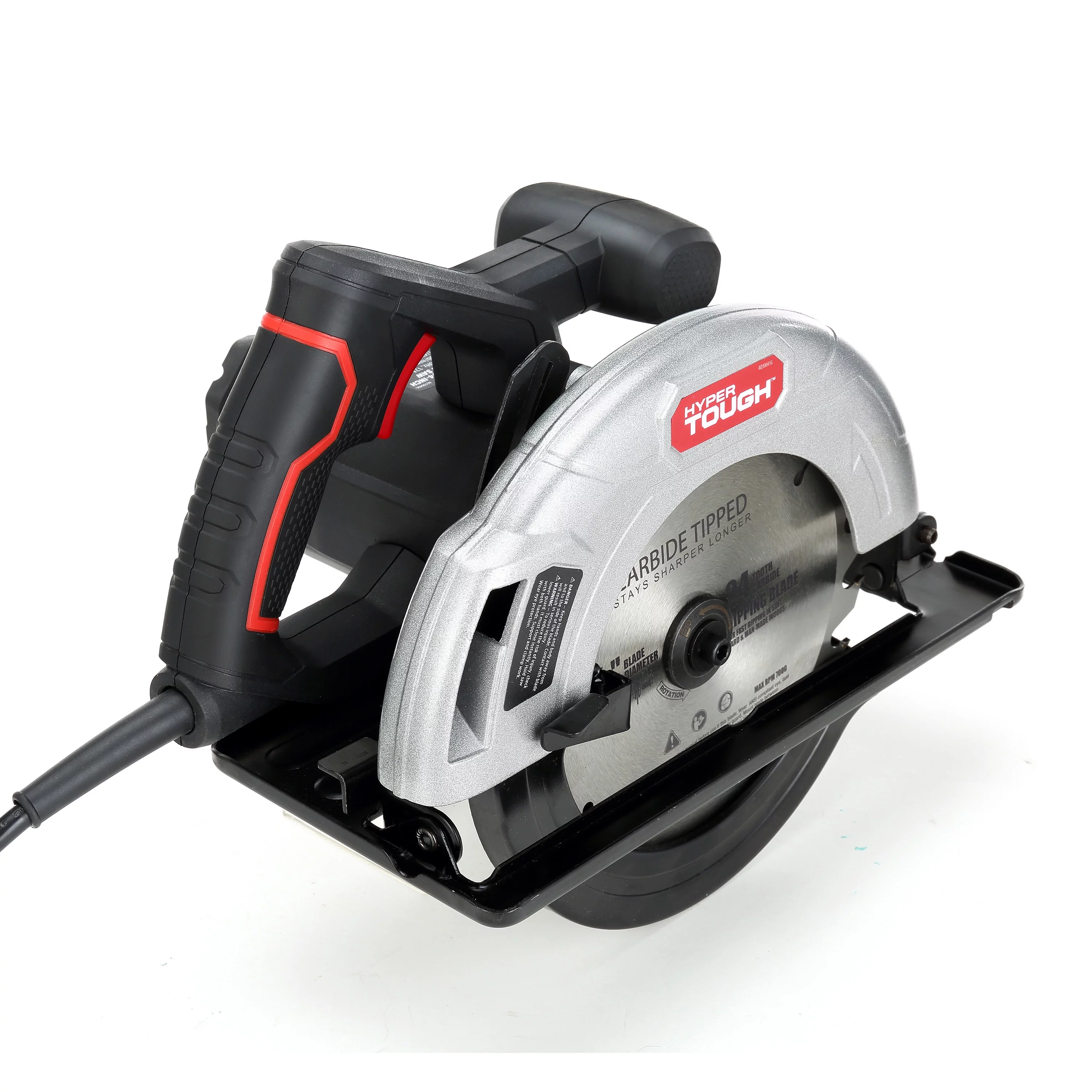 Hyper Tough 12 Amp Corded 7-1/4 inch Circular Saw with Steel Plate Shoe, Adjustable Bevel, Blade & Rip Fence - Cheap Fitting