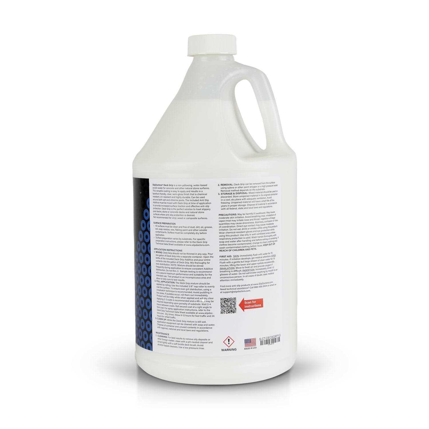 SlipDoctors Deck Grip Clear Indoor & Outdoor Non-Slip Sealer for Concrete S-CT-DECKGRP1G - Cheap Fitting