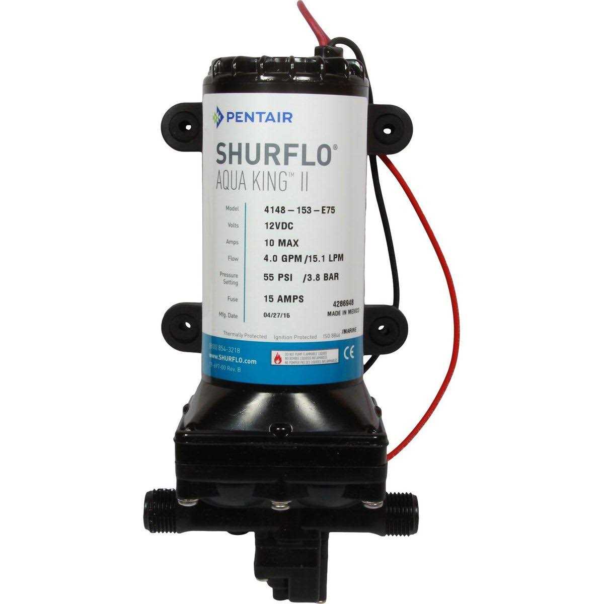 Shurflo Aqua King II Premium Fresh Water Pump - Cheap Fitting