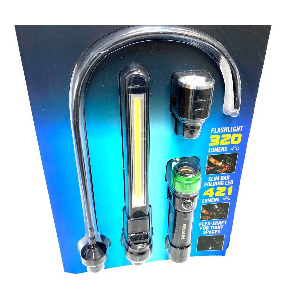 Braun 421 Lumen 3-in-1 Quick Connect Light Kit - Cheap Fitting