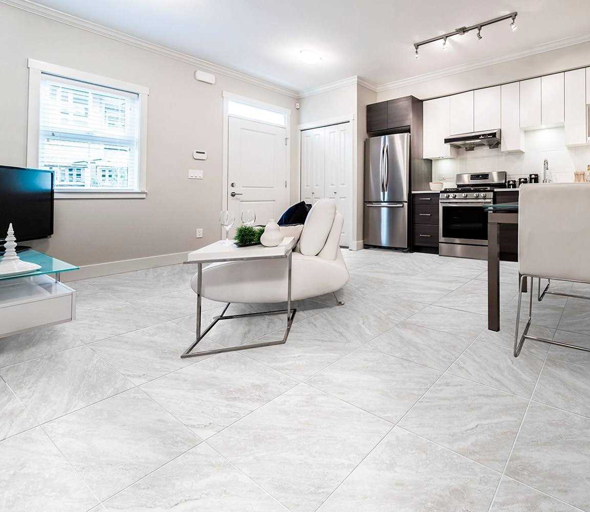 Unbranded Colorado Grey 18-in x 18-in Glazed Ceramic Stone Look Floor and Wall Tile 110011949 - Cheap Fitting