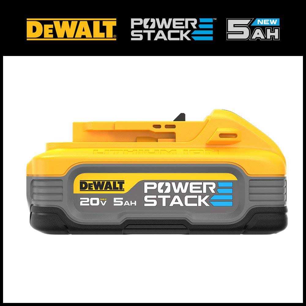 Dewalt POWERSTACK 20V MAX 5Ah Battery DCBP520 - Cheap Fitting