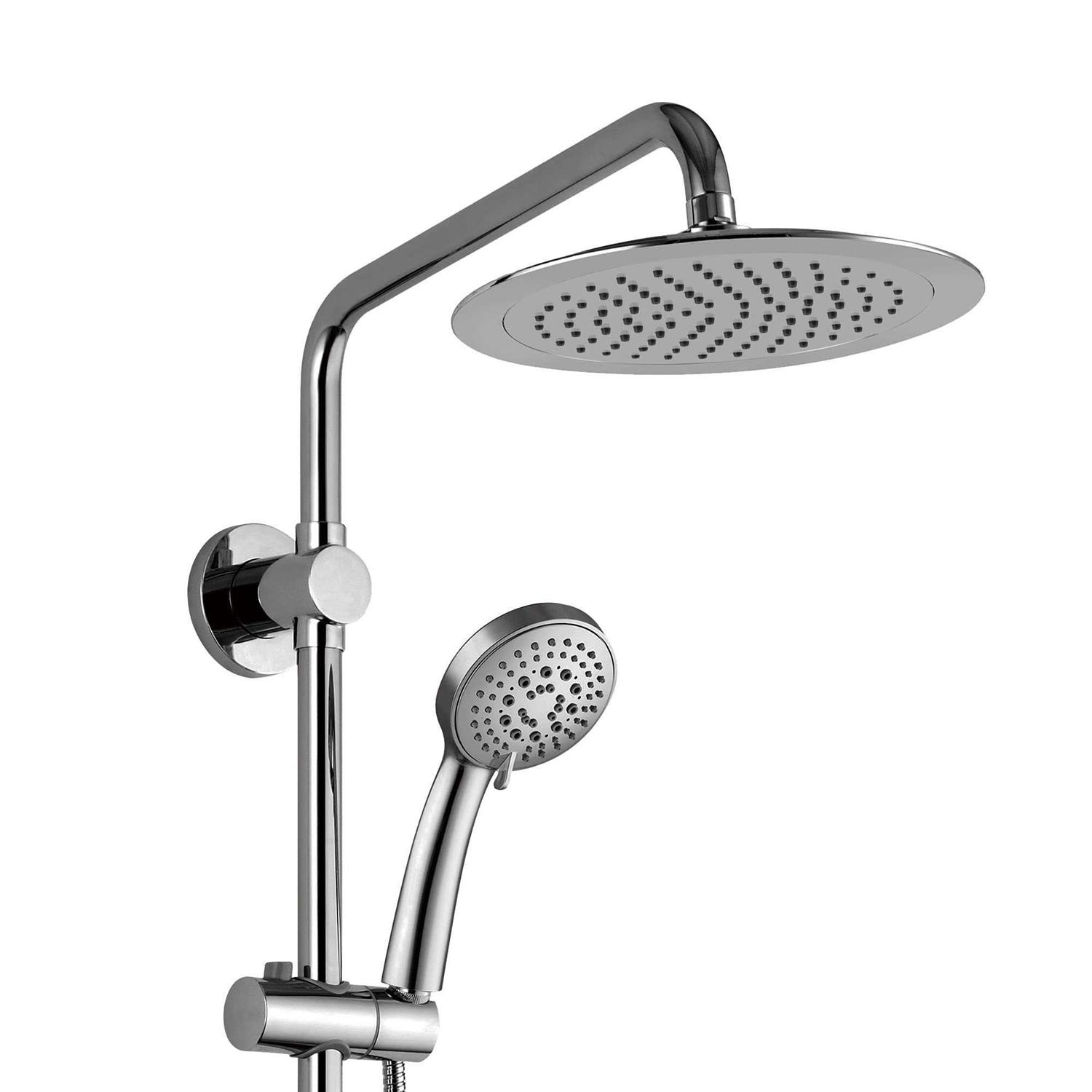 Pulse ShowerSpas SeaBreeze II Shower System – 1088 Chrome & Valve - Cheap Fitting