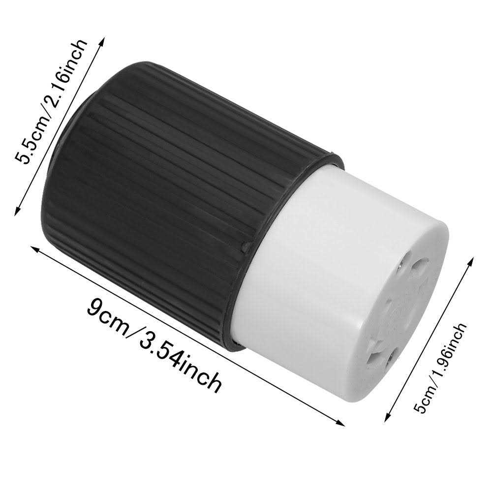 Saihisday l14-30r 30 Amps 125/250v 4 Prong Generator Twist Locking Plug Connector Female Receptacle - Cheap Fitting