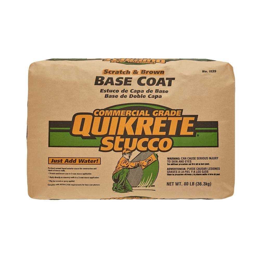 Quikrete 60 lb Stucco Base Coat - Cheap Fitting