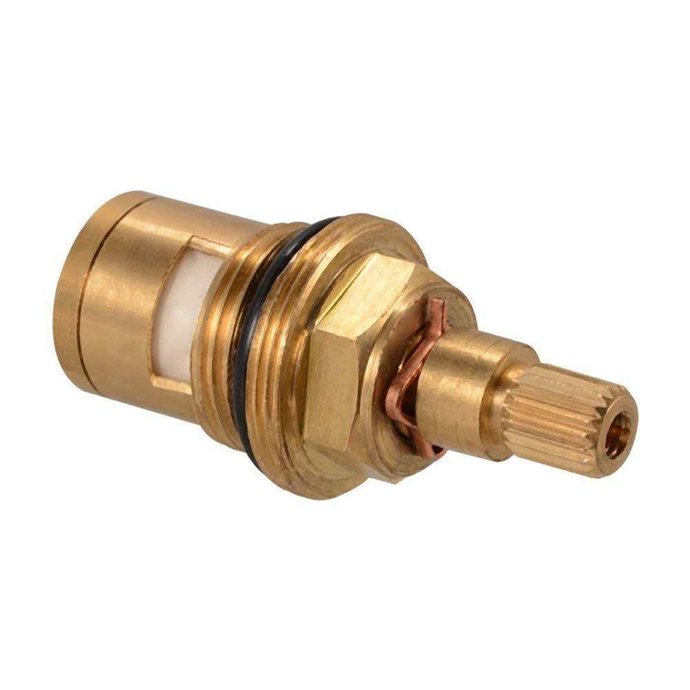 ANTOPY Brass Ceramic Stem Disc Cartridge Faucet Valve Replacement Quarter Turn 1/2 for Bathroom Kitchen Tap - Cheap Fitting