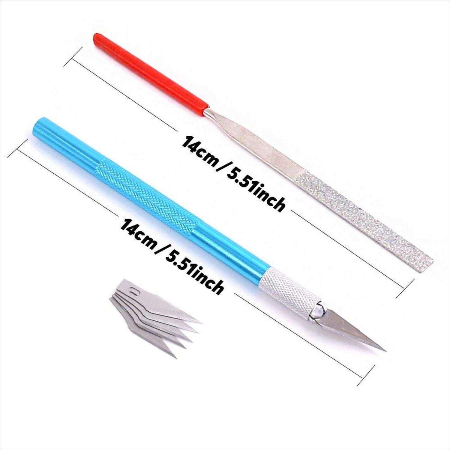 Rustark 9Pcs Gundam Model Tools Kit Hobby Building Tools Craft Set for Basic Model Building Repairing and Fixing - Cheap Fitting