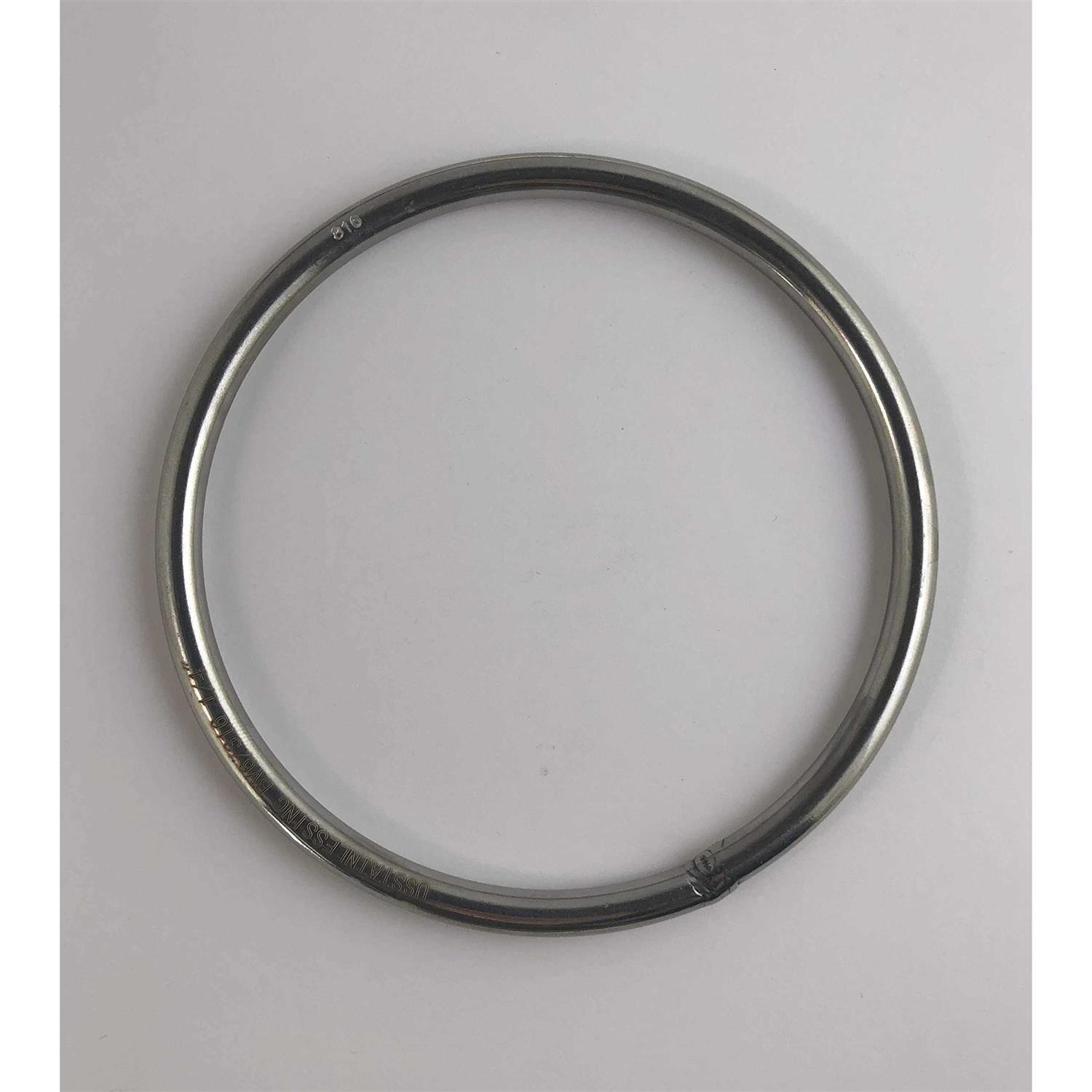 US Stainless Stainless Steel 316 Round Ring Welded Marine Grade - Cheap Fitting