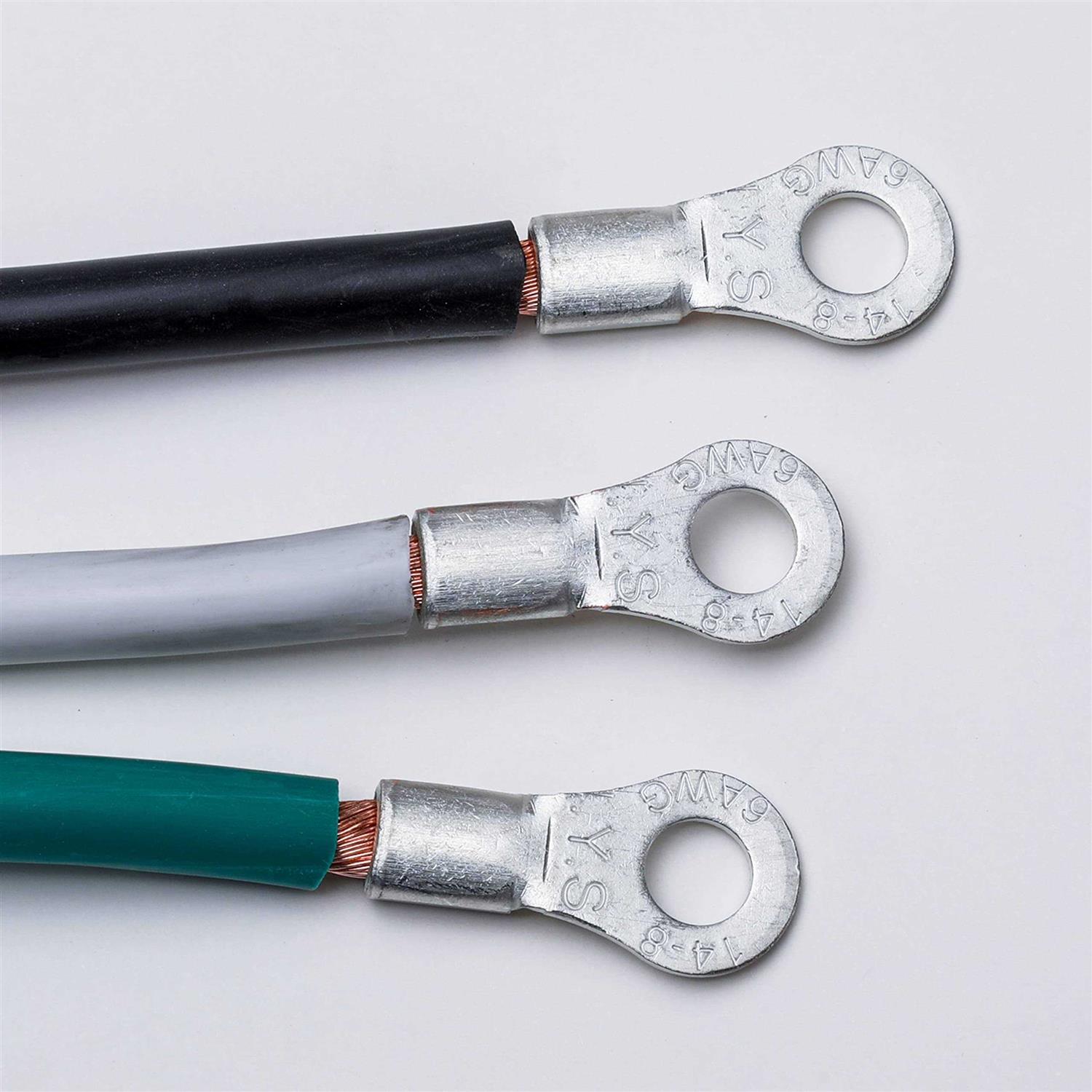 Dr Infrared Heater Dr-PS101 9-Feet 50A Power Cord with NEMA 6-50P Plug Open End with Eyelet 6-2 Gauge Ul Listed - Cheap Fitting