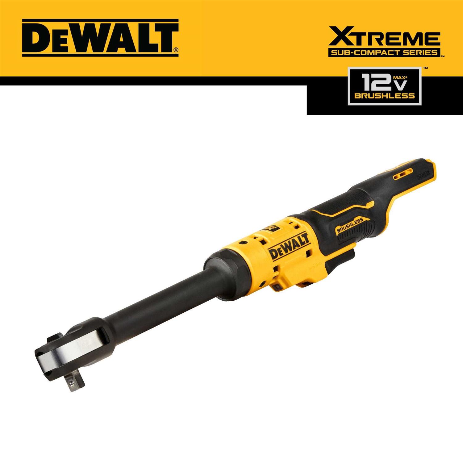 DEWALT DCF503EB XTREME 12V MAX Brushless 3/8 Extended Reach Ratchet - Cheap Fitting