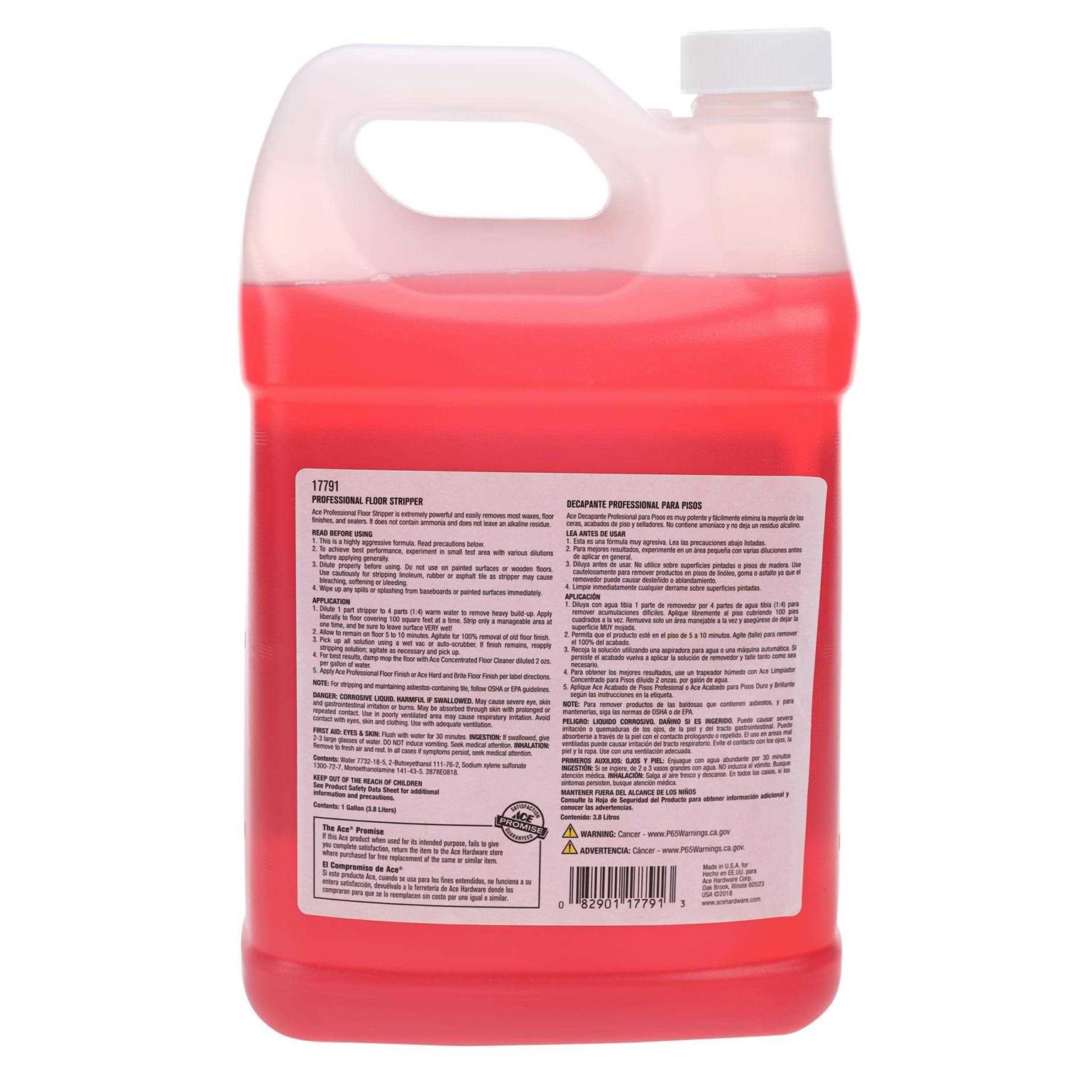 Ace 1 gal. Floor Wax Stripper - Cheap Fitting