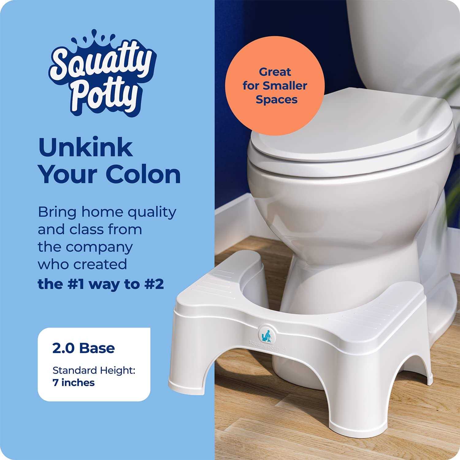 Squatty Potty original Toilet Stool 2.0 Base 7 - Cheap Fitting