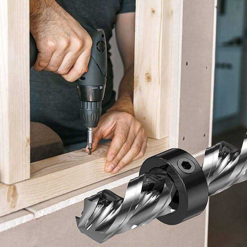 9pcs Adjustable Drill Depth Collar Limit Ring with Carbon Steel Set, Black - Cheap Fitting