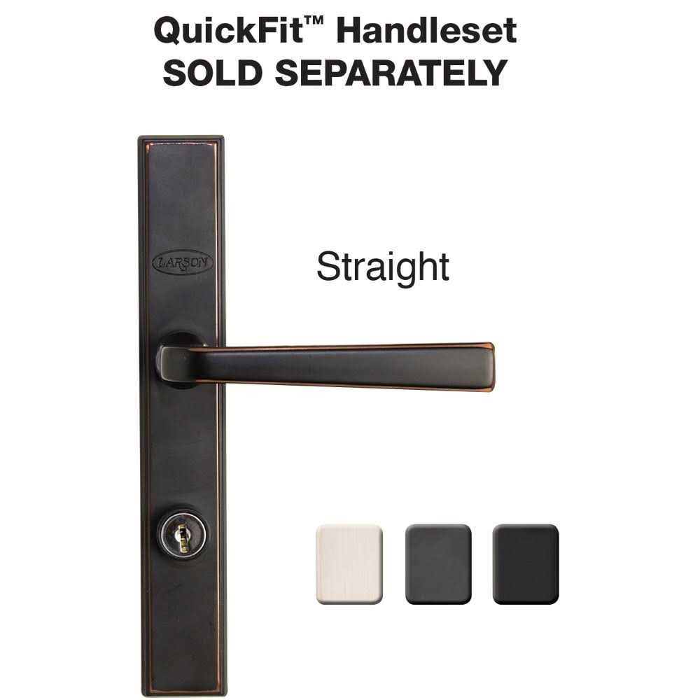 Larson QuickFit Storm Door Straight Leverset - Cheap Fitting