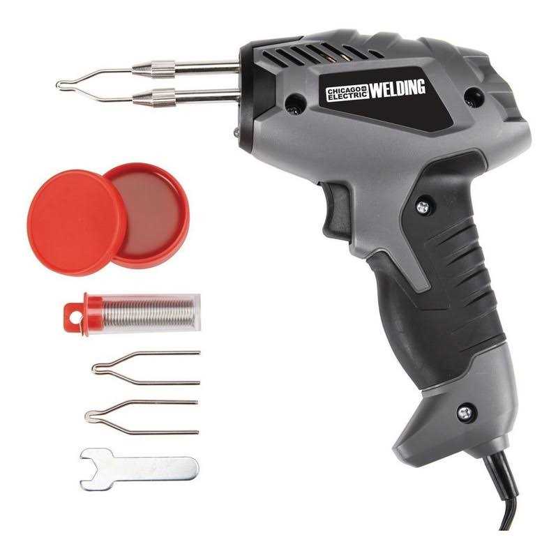 Chicago Electric 64056 100 Watt Soldering Gun Kit - Cheap Fitting