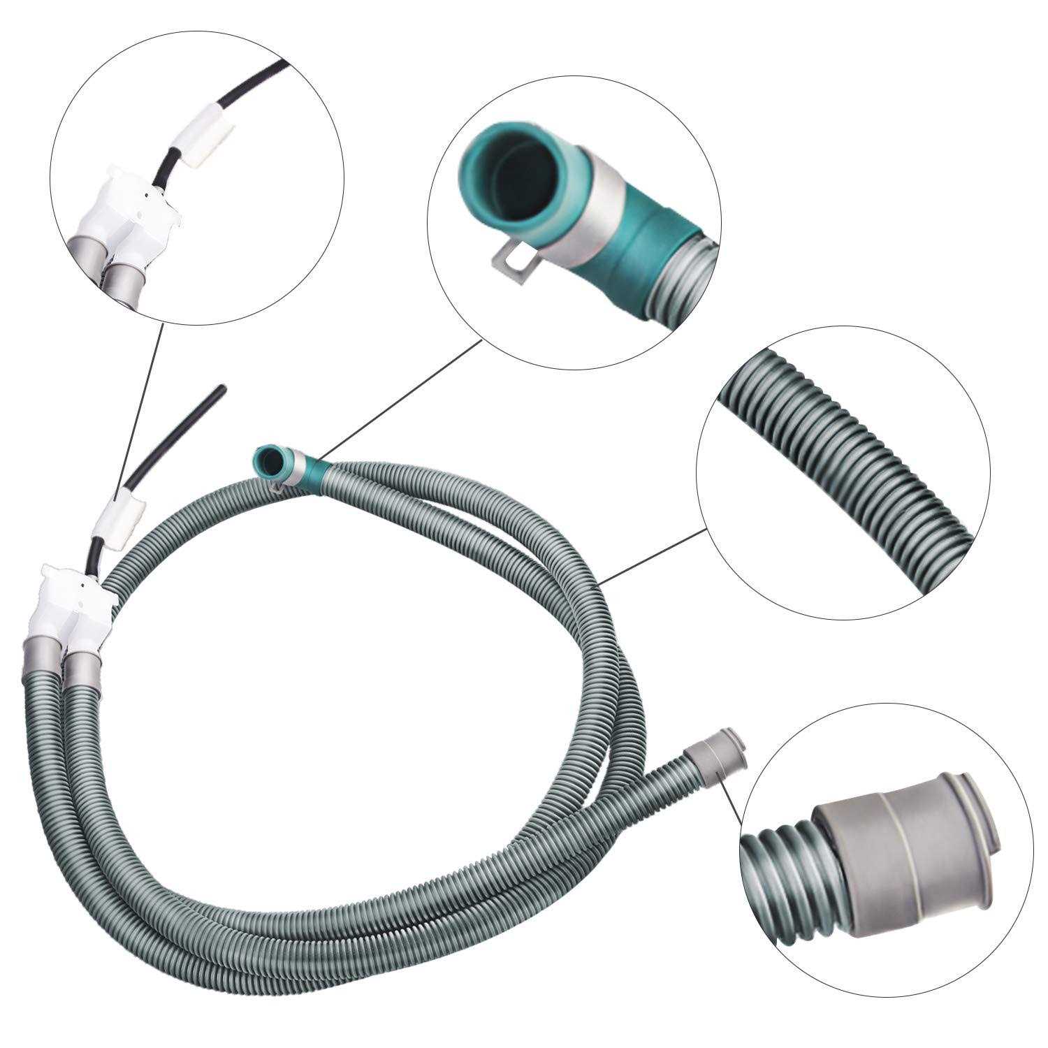 5215ER2002G Washing Machine Drain Hose Assembly, Replacement for LG and Kenmore AEM73773301 - Cheap Fitting