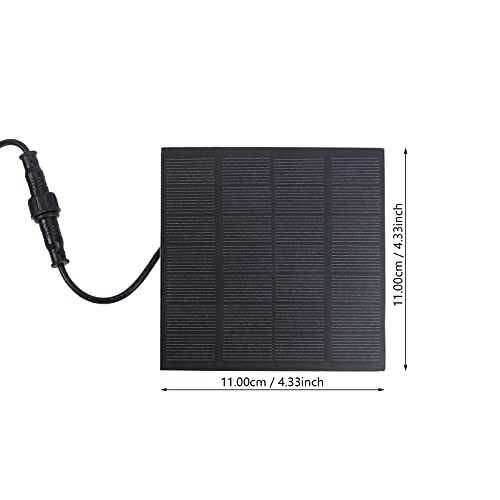 UEETEK 1.2W 7V 180L/H Solar Power Water Pump Garden Fountain Subme - Cheap Fitting