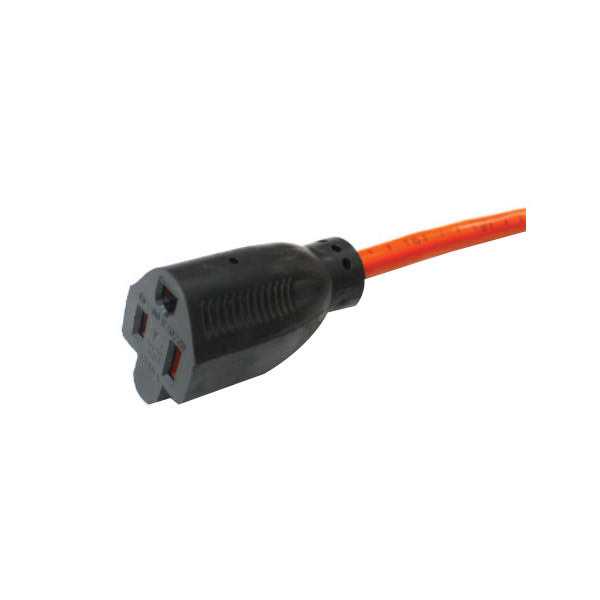 Ace Indoor or Outdoor 10 ft. L Orange Extension Cord 16/3 SJTW - Cheap Fitting