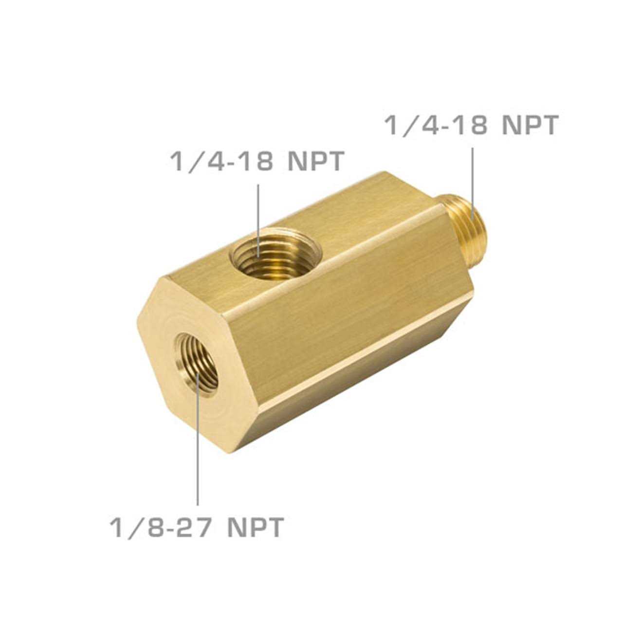 GlowShift Oil Sensor Thread Adapter for Oil Pressure & Oil Temperature Sensors - Cheap Fitting