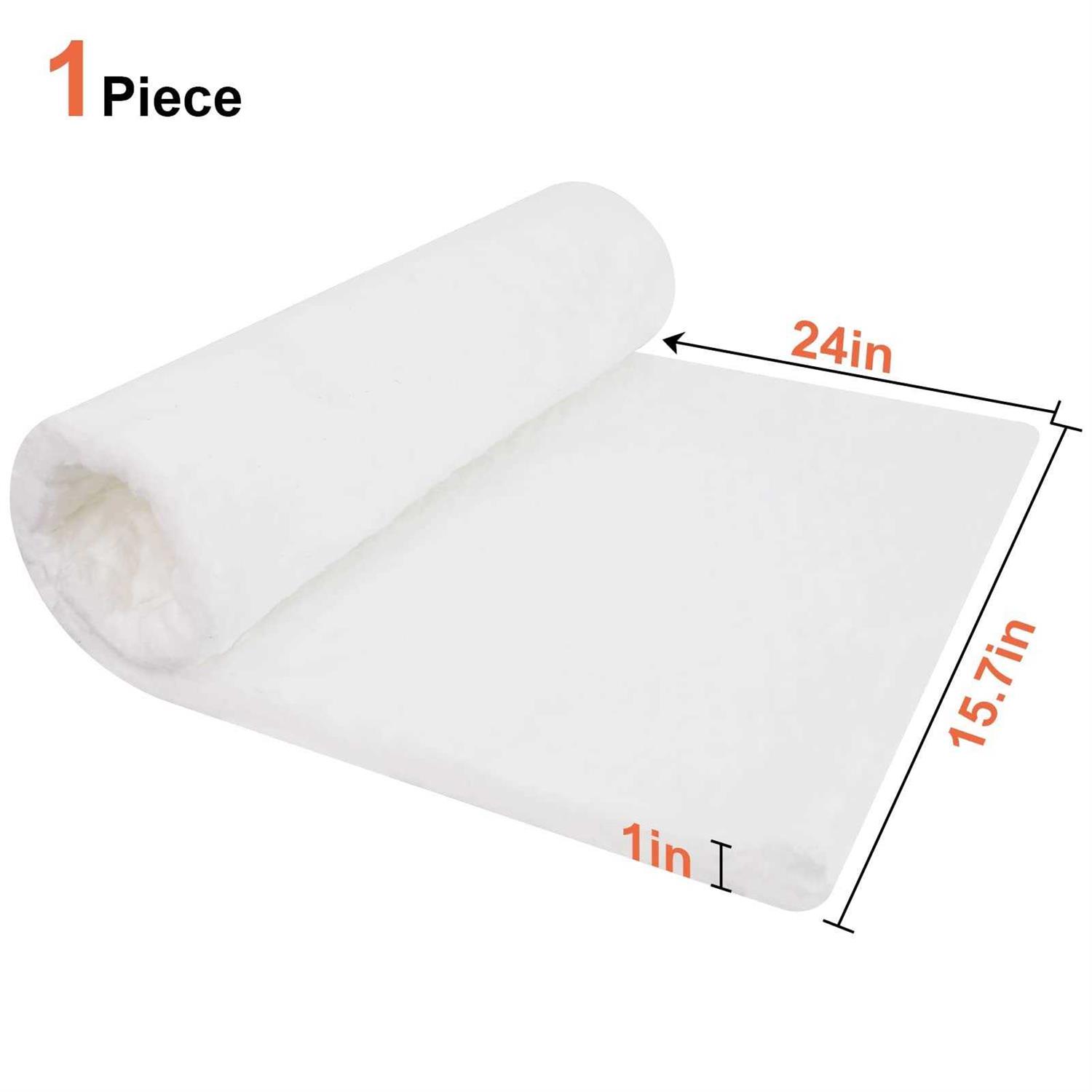 Lyrufexon Ceramic Fiber Insulation 2600F Fireproof Insulation Blanket for Wood Stove Baffle - Cheap Fitting