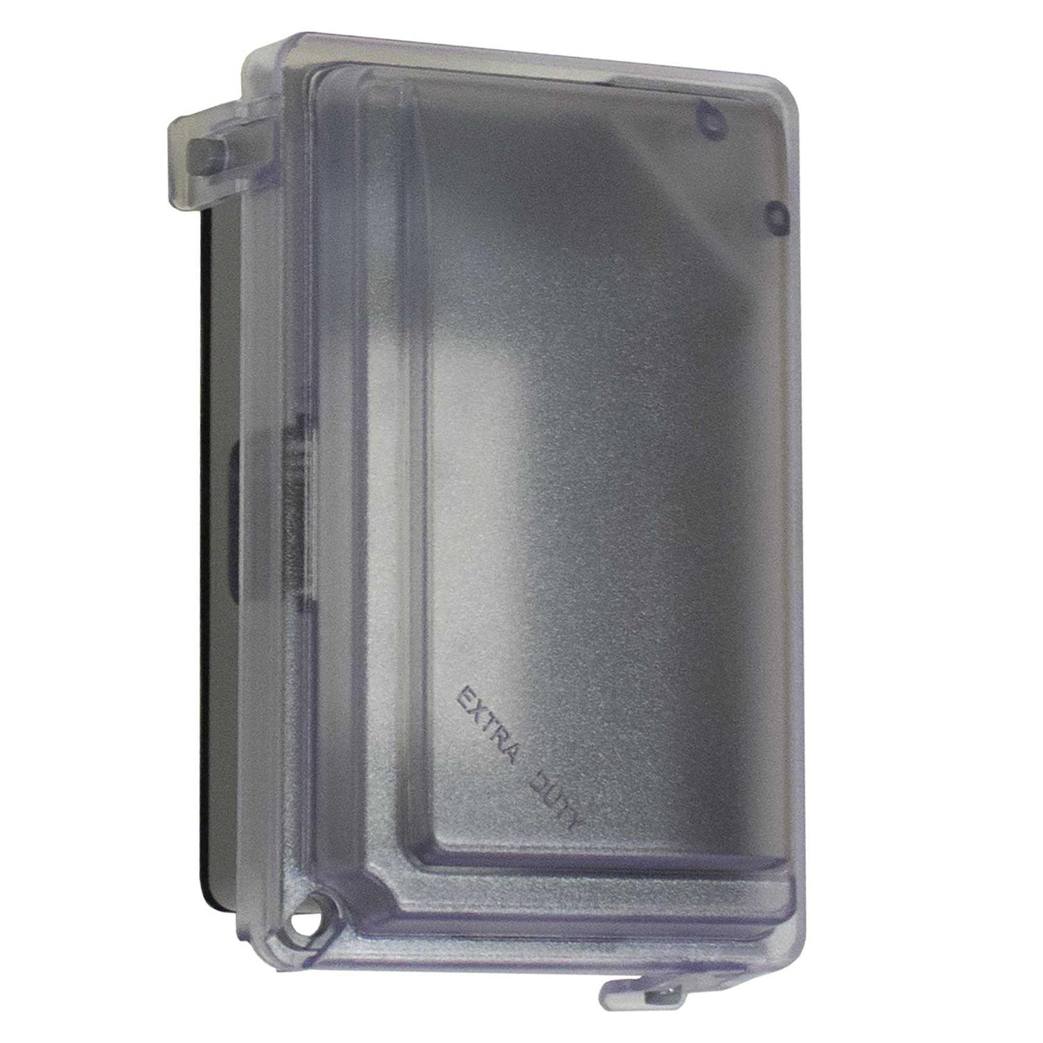 Sigma Engineered Solutions Rectangle Plastic 1 gang Weatherproof Cover - Cheap Fitting
