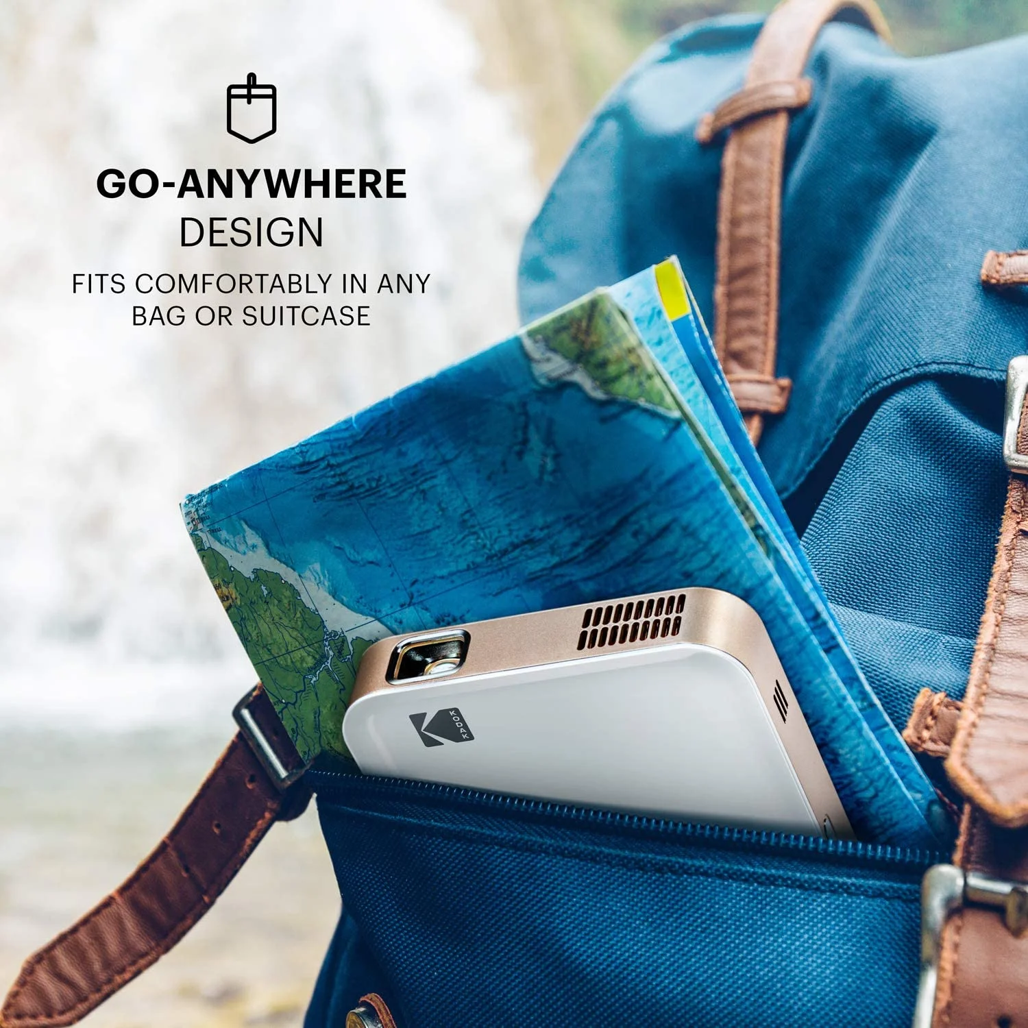 Kodak Luma 350 Portable Pico Projector 4K - Smart Projector up to 150