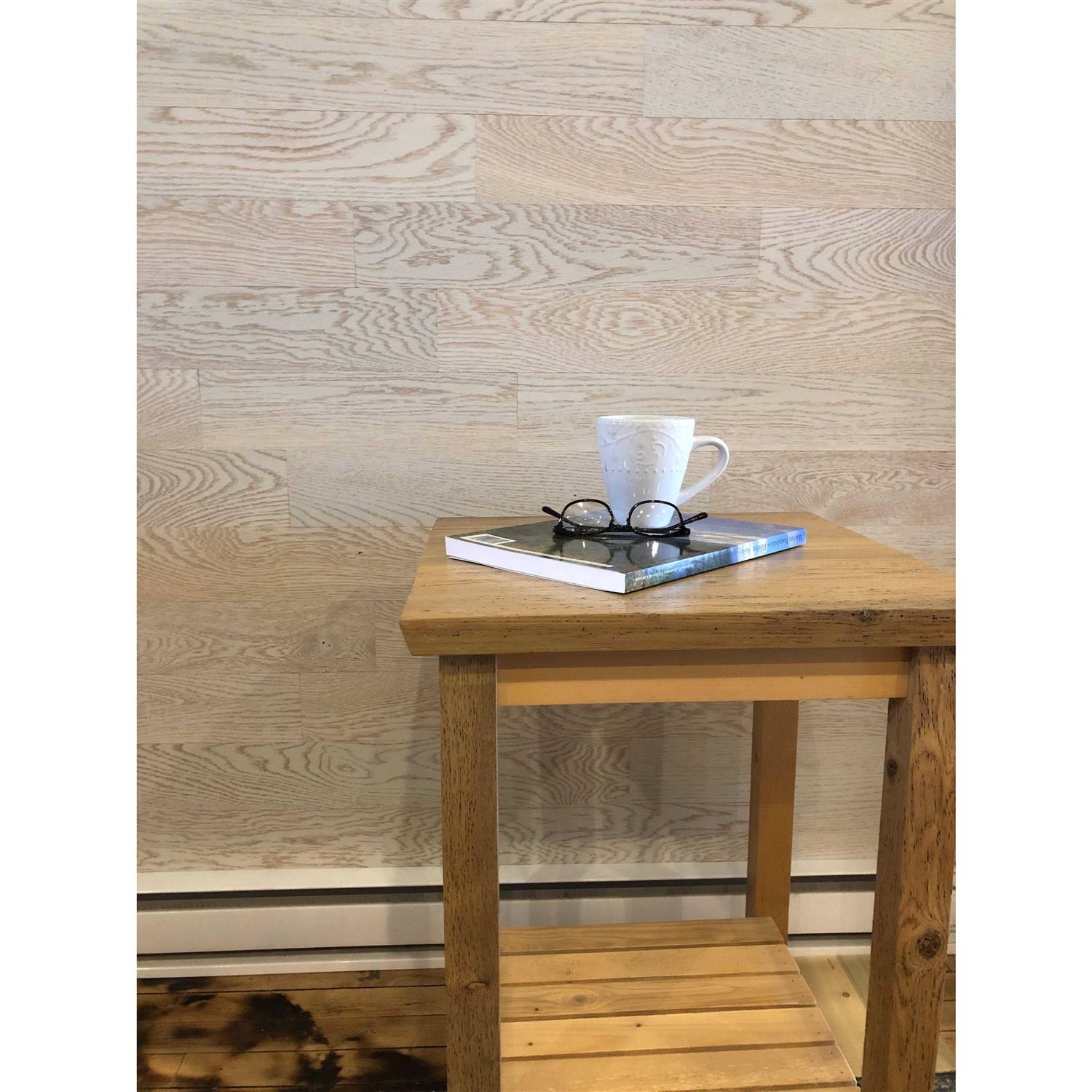 Timberchic Oak Wooden Wall Planks Peel and Stick Application - Cheap Fitting