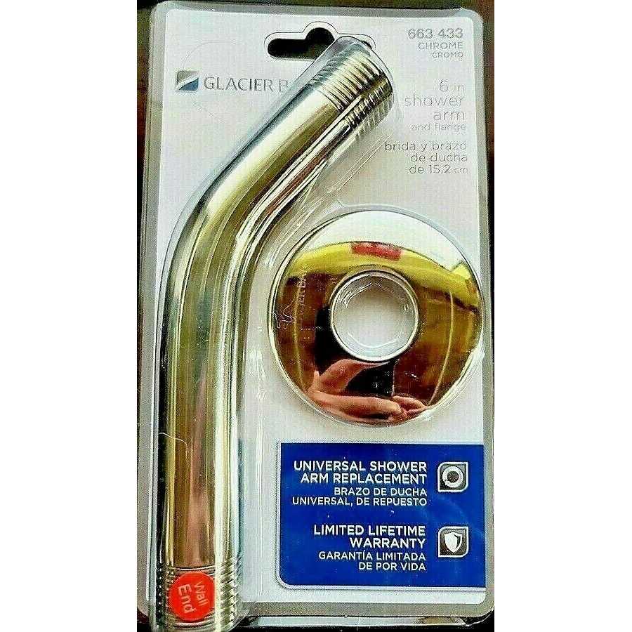 Glacier Bay 6 in. Shower Arm - Cheap Fitting