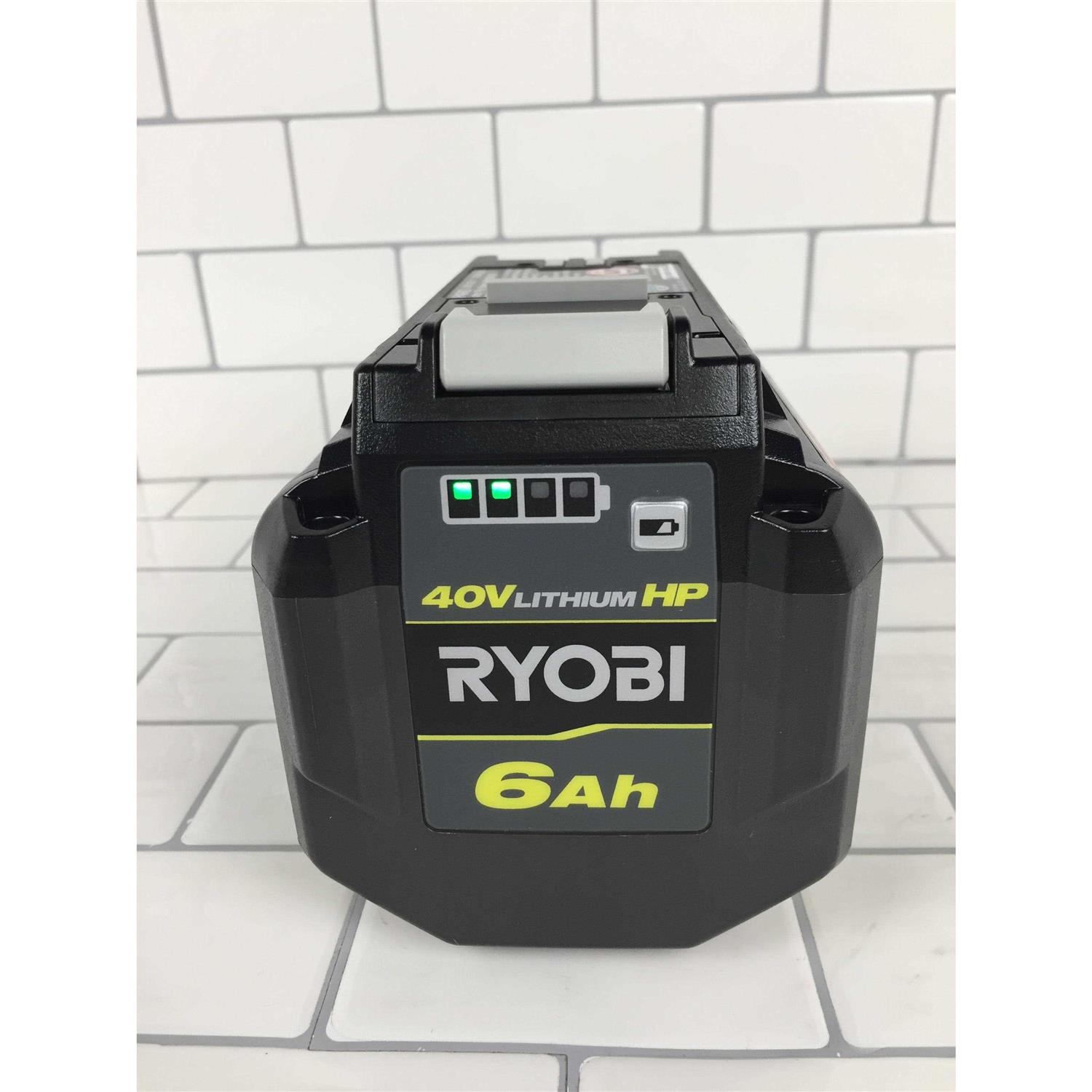 Ryobi 40V Volt Lithium-Ion 6.0 Ah High Capacity Battery Op40602 - Cheap Fitting