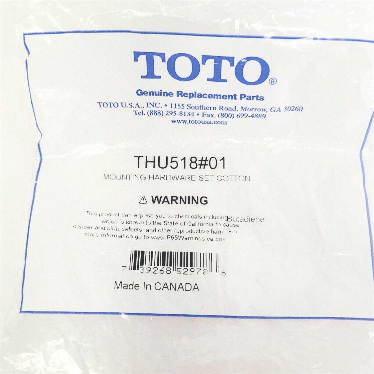 Toto Mounting Hardware Set - Cheap Fitting