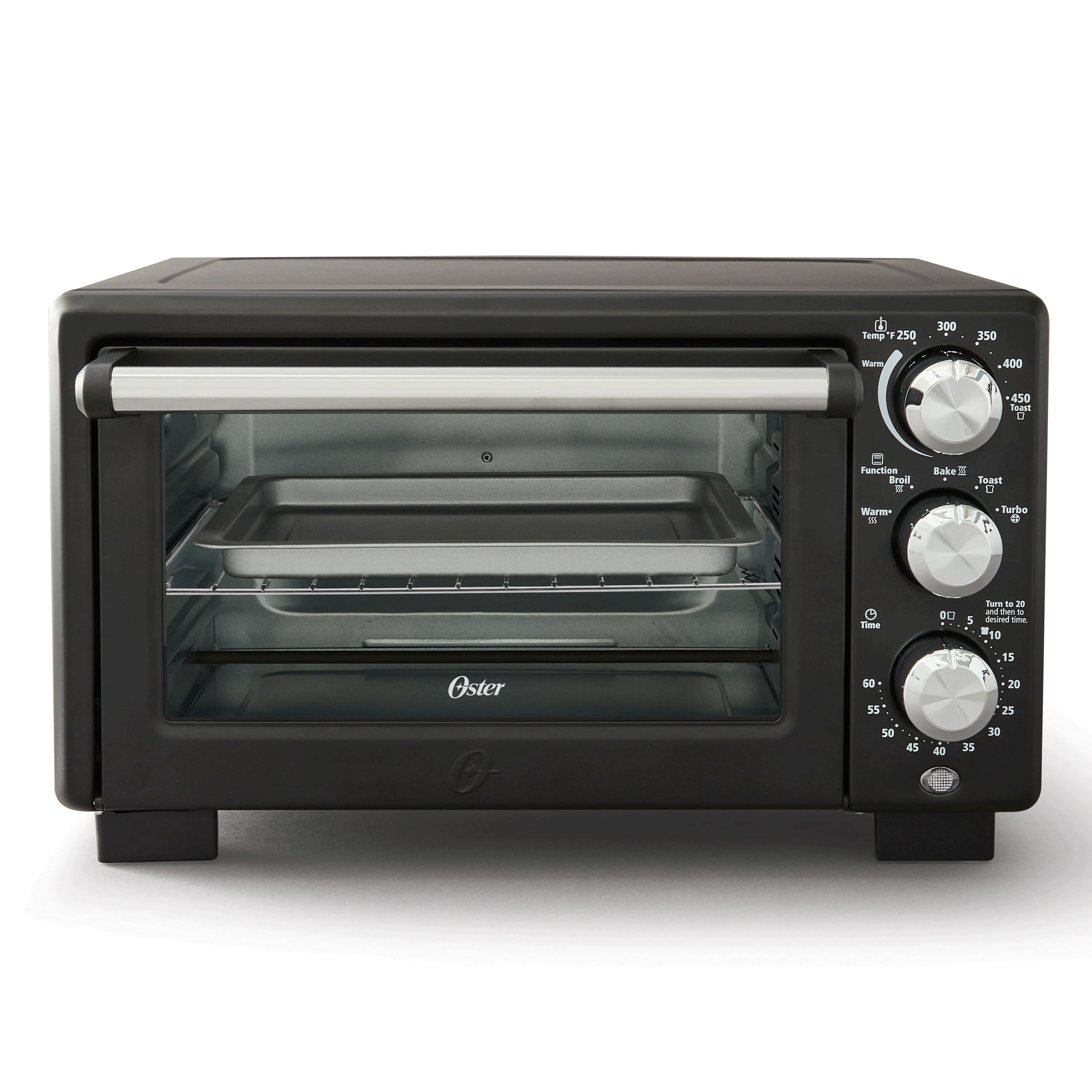 Oster® Convection 4-Slice Toaster Oven, Matte Black, Convection Oven and Countertop Oven - Cheap Fitting