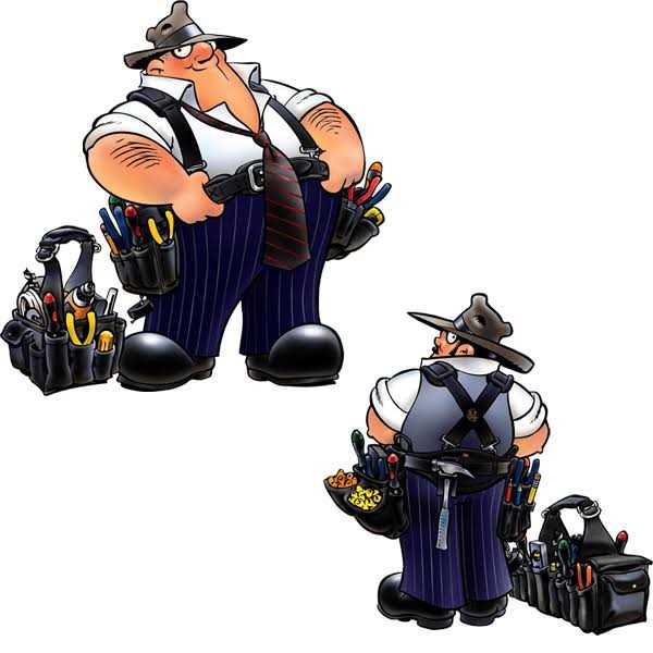 Rack-A-Tiers Electrician&s Bag/Belt Combo - Cheap Fitting