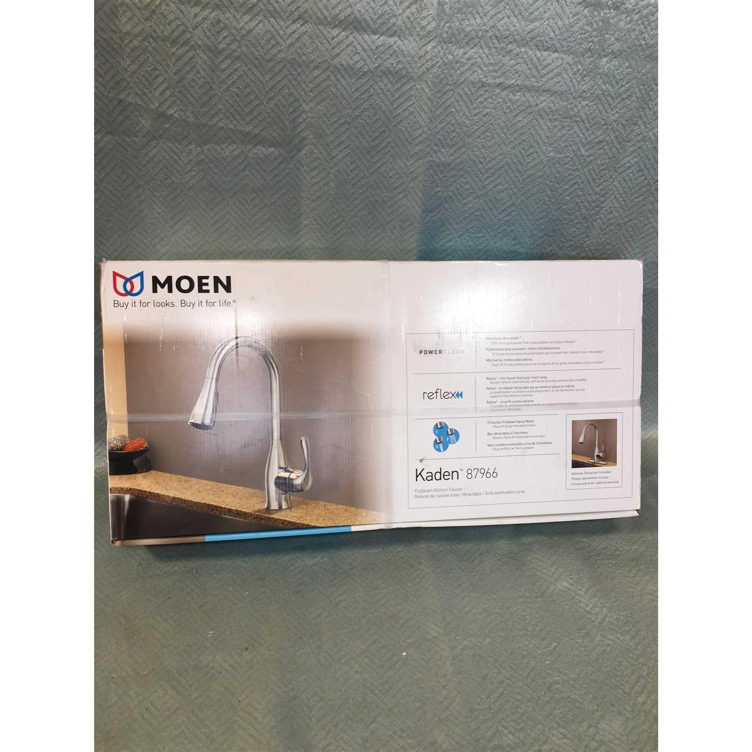 Moen Kaden Single-Handle Pull-Down Sprayer Kitchen Faucet - Cheap Fitting