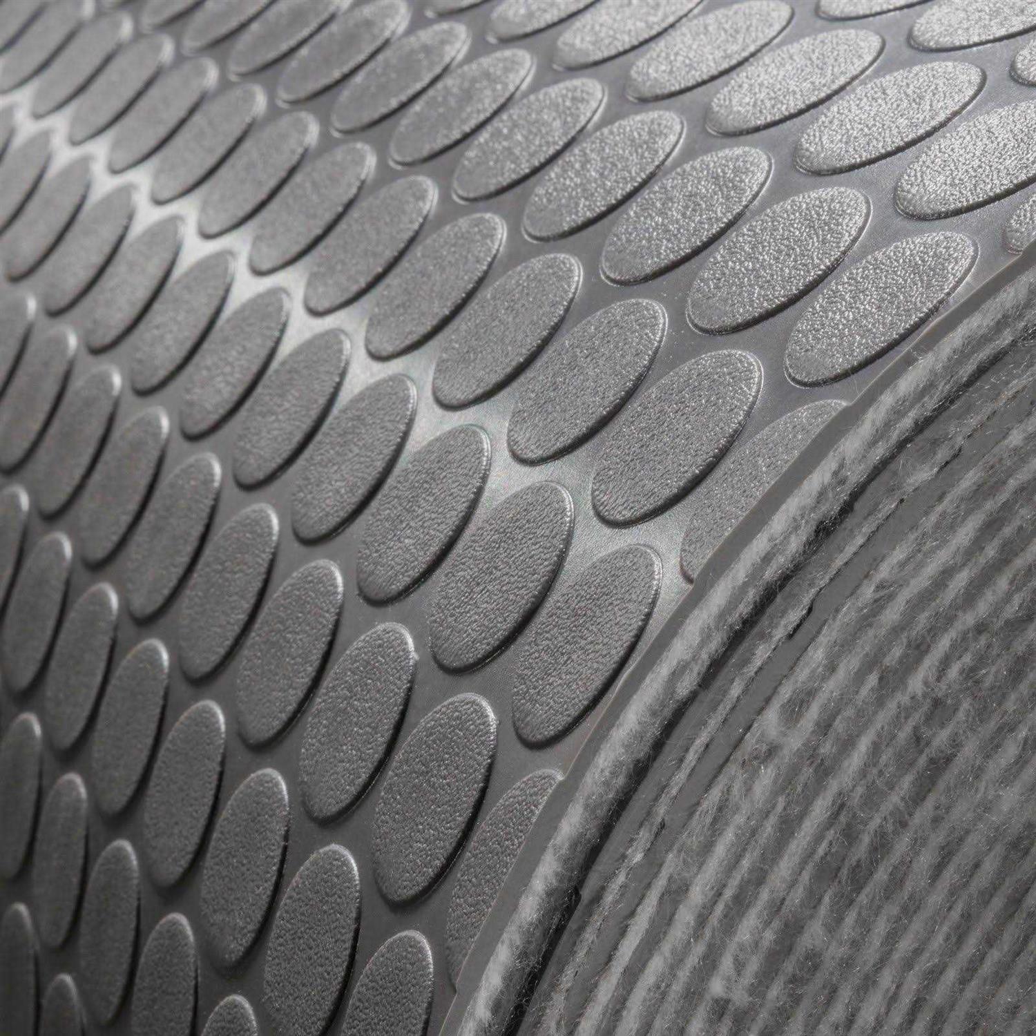 RecPro Nickel Pattern RV Flooring Black 8′ 2 - Cheap Fitting