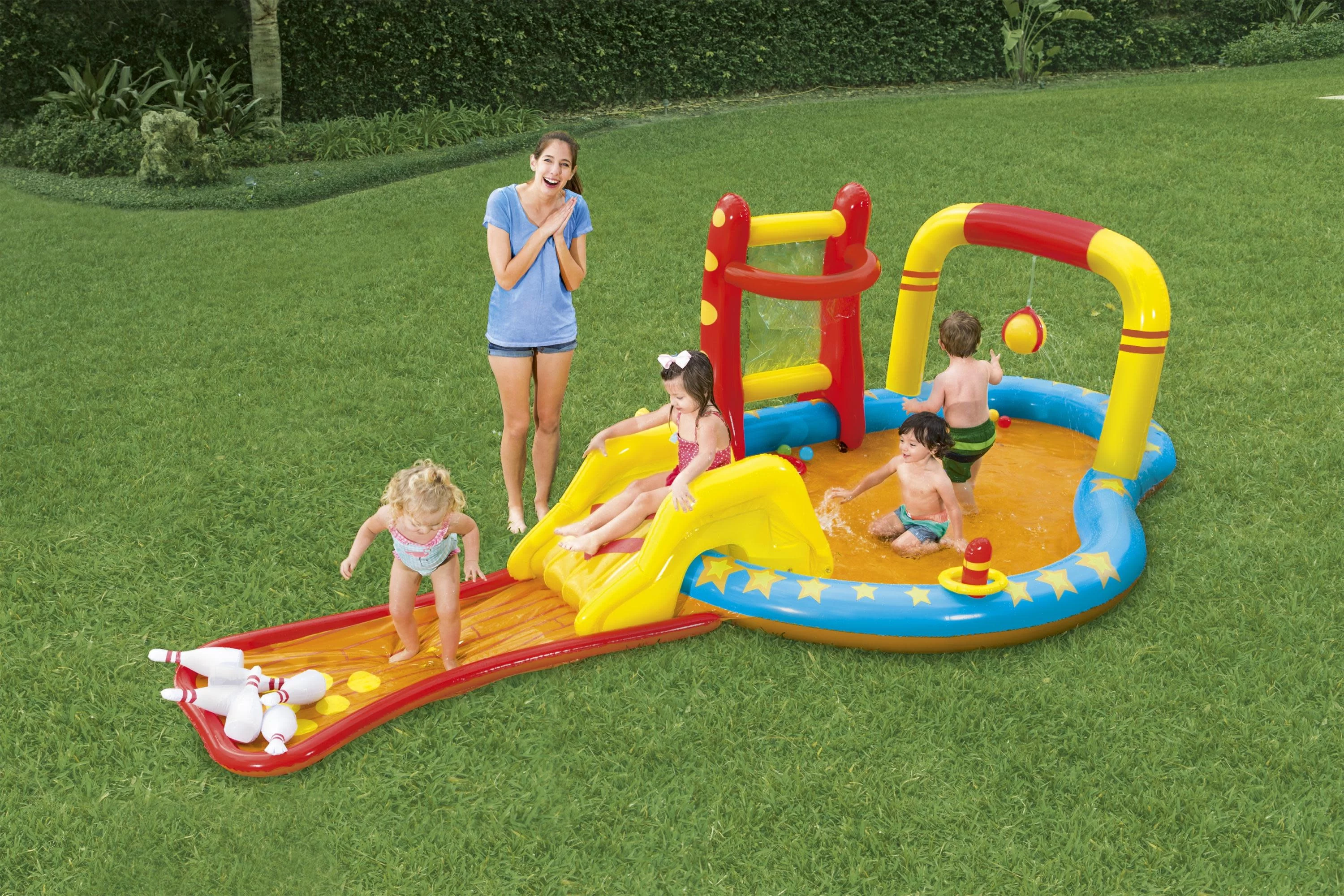 H2OGO! Lil' Champ Play Pool Center with Slide - Cheap Fitting