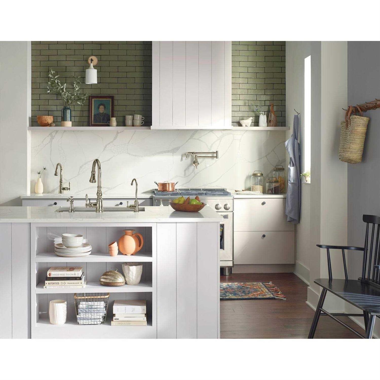 Moen S73004NL Weymouth Polished Nickel One-Handle Pulldown Kitchen Faucet - Cheap Fitting