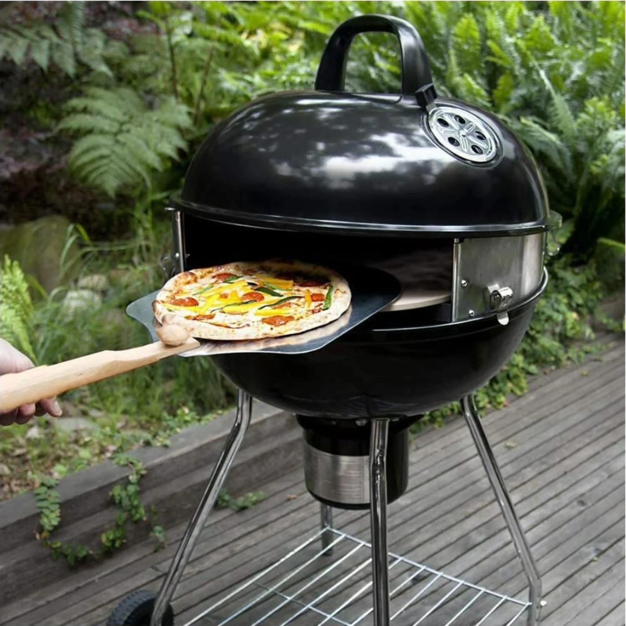 Pizzacraft PizzaQue Pizza Kit for Kettle Grills, Black - Cheap Fitting