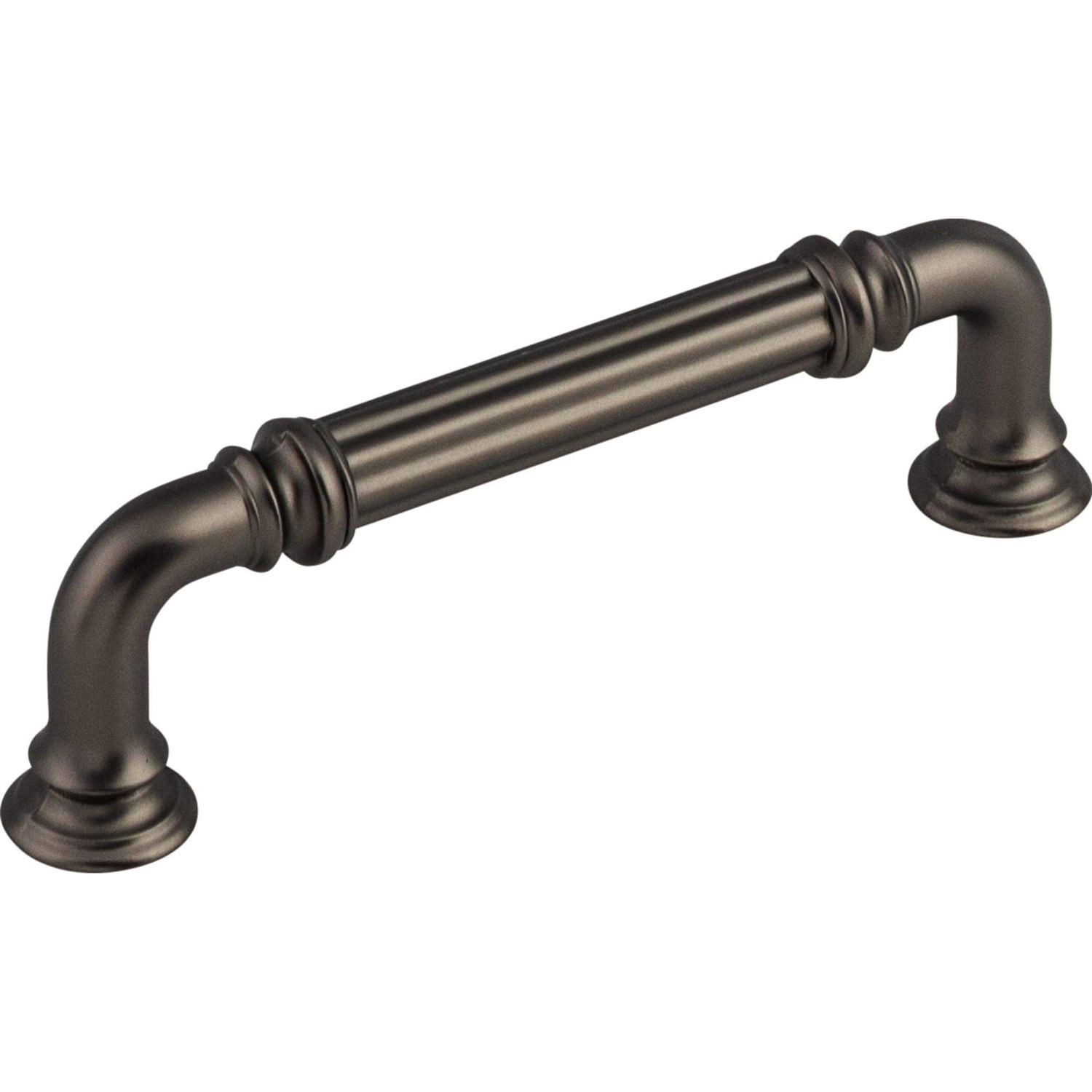 Top Knobs TK322BSN Reeded Pull 3 3/4 - Cheap Fitting